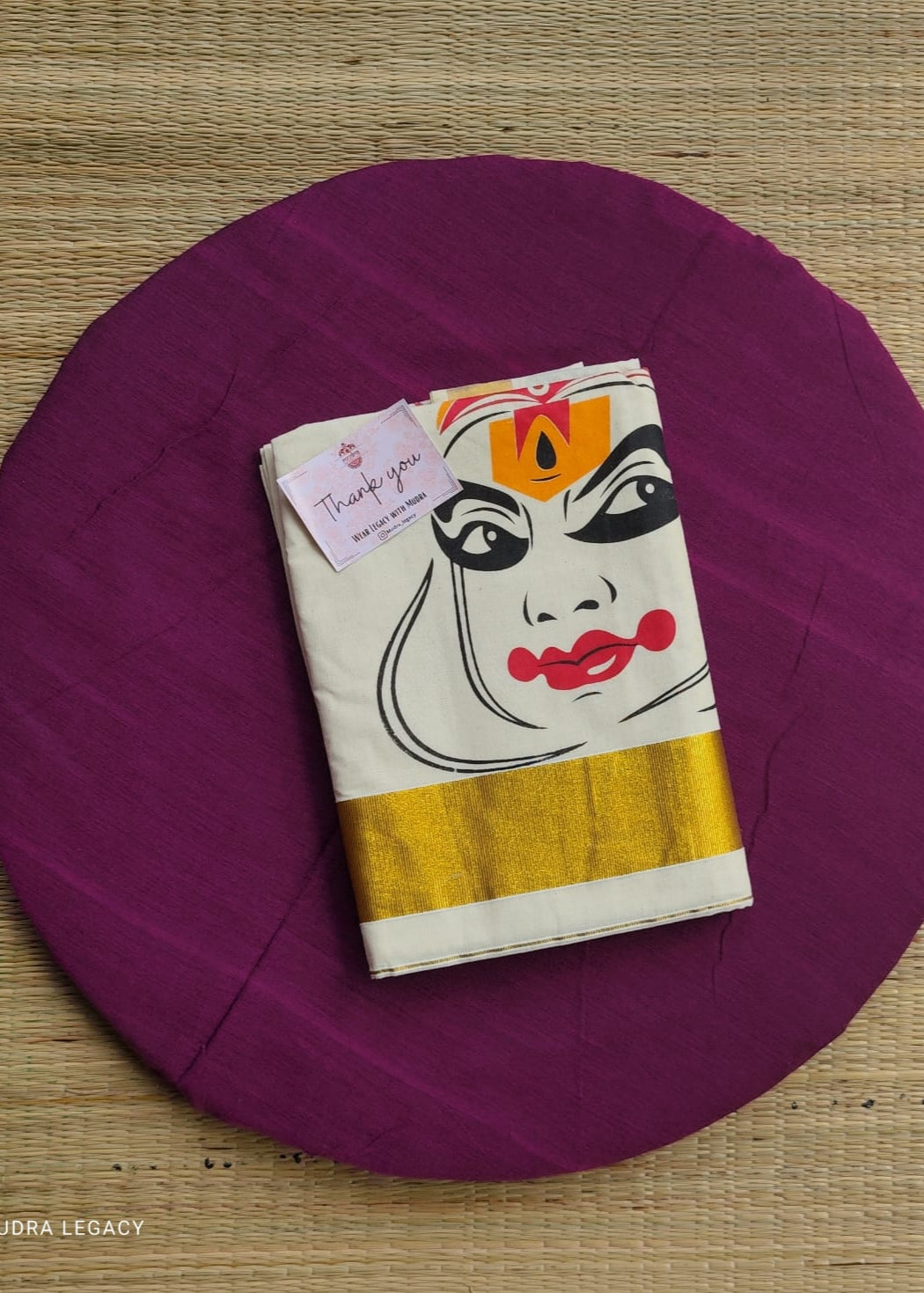 Kadhakali Cotton Set Saree