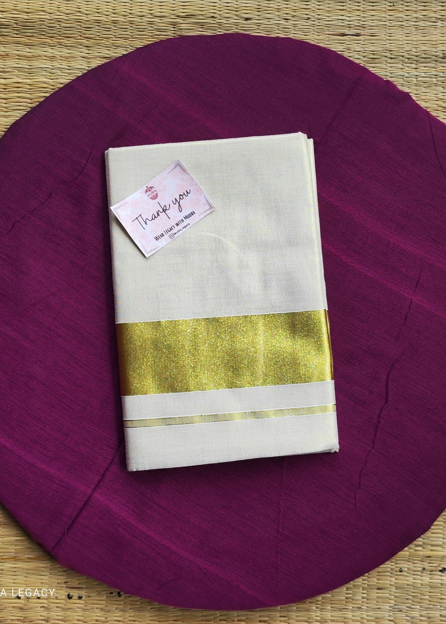 Plain Tissue Set Saree